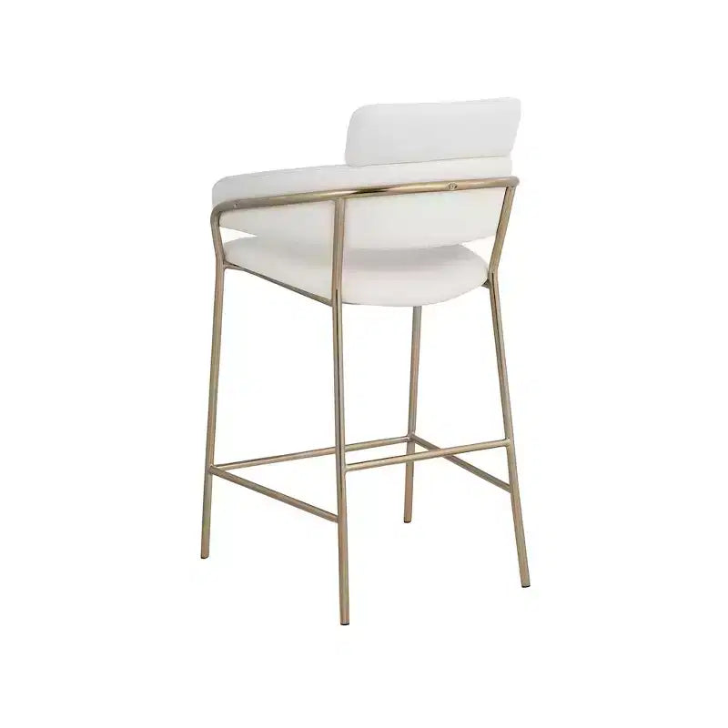 Meridian Furniture,Yara Velvet Counter Stool