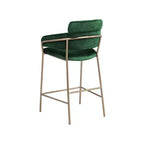 Meridian Furniture,Yara Velvet Counter Stool