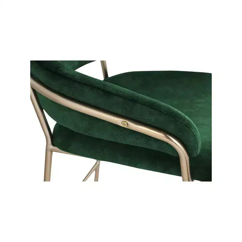 Meridian Furniture,Yara Velvet Counter Stool