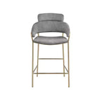 Meridian Furniture,Yara Velvet Counter Stool
