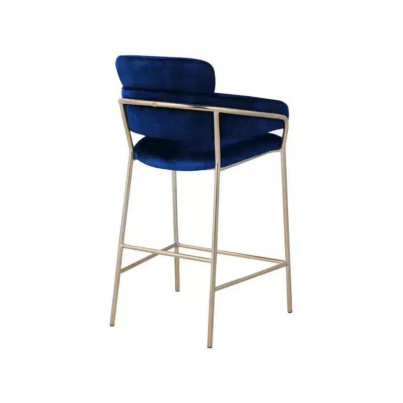 Meridian Furniture,Yara Velvet Counter Stool