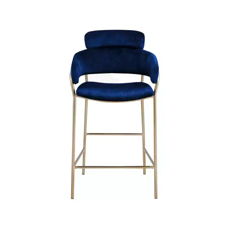 Meridian Furniture,Yara Velvet Counter Stool