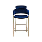 Meridian Furniture,Yara Velvet Counter Stool