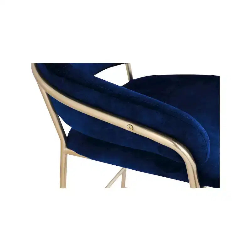 Meridian Furniture,Yara Velvet Counter Stool
