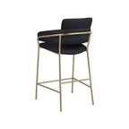 Meridian Furniture,Yara Velvet Counter Stool