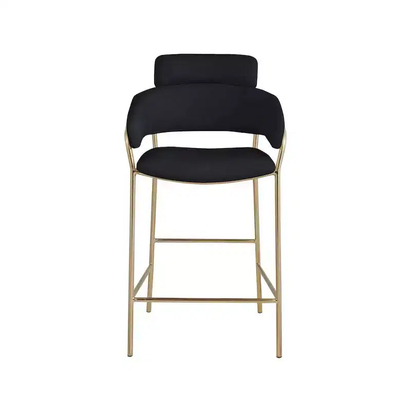 Meridian Furniture,Yara Velvet Counter Stool