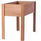 40x20x31 In Raised Garden Bed with Legs, Elevated Solid Wood Planter Box for Vegetables, Herbs and Flowers with Easy Assembly