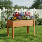 40x20x31 In Raised Garden Bed with Legs, Elevated Solid Wood Planter Box for Vegetables, Herbs and Flowers with Easy Assembly