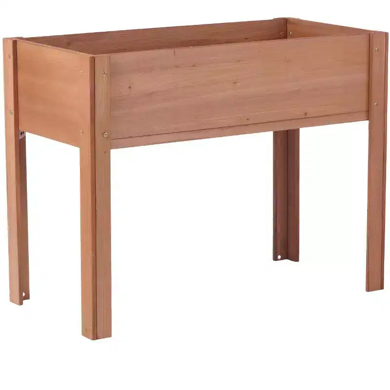 40x20x31 In Raised Garden Bed with Legs, Elevated Solid Wood Planter Box for Vegetables, Herbs and Flowers with Easy Assembly
