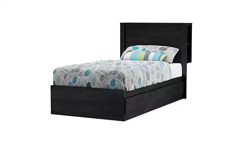 HomeStock Storage Beds made of Particle Board Bed Frame