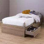 HomeStock Storage Beds made of Particle Board Bed Frame