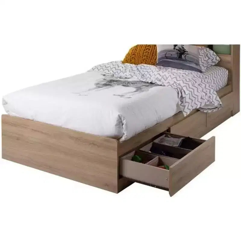 HomeStock Storage Beds made of Particle Board Bed Frame