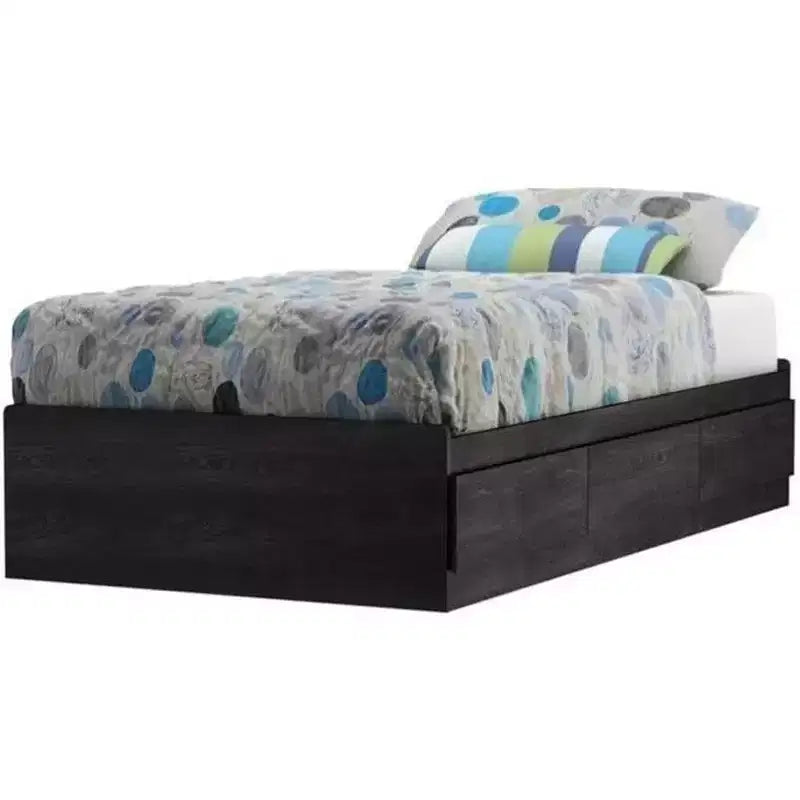 HomeStock Storage Beds made of Particle Board Bed Frame