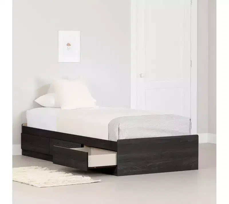 HomeStock Storage Beds made of Particle Board Bed Frame