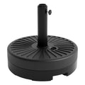 Heavy-Duty Water-Filled Patio Umbrella Base Stand, Sturdy Weatherproof Parasol Holder for Yard & Lawn