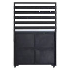 Whisen 64.9 Large Patio Kitchen Island Carts with Sink, Garden Potting Bench, Outdoor Bar Grill BBQ Cart with Stainless Top