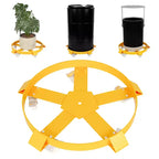 55 Gallon Drum Dolly Heavy Duty 1000 Pound Trash Can Dolly with 4 /5 Swivel Casters Wheel Steel Frame Non Tipping Hand Truck Capacity Dollies