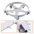 55 Gallon Drum Dolly Heavy Duty 1000 Pound Trash Can Dolly with 4 /5 Swivel Casters Wheel Steel Frame Non Tipping Hand Truck Capacity Dollies