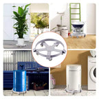 55 Gallon Drum Dolly Heavy Duty 1000 Pound Trash Can Dolly with 4 /5 Swivel Casters Wheel Steel Frame Non Tipping Hand Truck Capacity Dollies