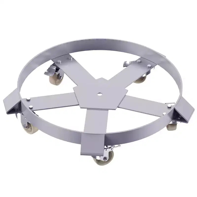 55 Gallon Drum Dolly Heavy Duty 1000 Pound Trash Can Dolly with 4 /5 Swivel Casters Wheel Steel Frame Non Tipping Hand Truck Capacity Dollies