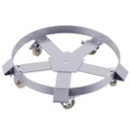 55 Gallon Drum Dolly Heavy Duty 1000 Pound Trash Can Dolly with 4 /5 Swivel Casters Wheel Steel Frame Non Tipping Hand Truck Capacity Dollies