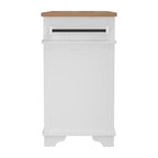 Walker Edison 48 White Free-Standing Kitchen Island