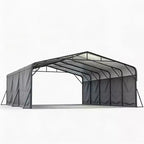 Car Storage Shed Carport Outdoor Galvanized, Waterproof Vehicle Tent 20x25FT for Backyard