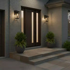 Morgan 1-Light Earth Black Outdoor Wall Lantern