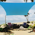 10x13 ft Rectangle Sun Shade Sail, UV Block Shade Cloth Canopy, Outdoor Sunshade for Patio, Backyard, Deck, Garden, Yard & Facilities