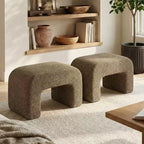 29 Modern Upholstered Bench, Soft Padded Accent Seat for Small Spaces, Footrest or Vanity Stool, Modern Seating for Living Room-Panipeachy