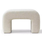 29 Modern Upholstered Bench, Soft Padded Accent Seat for Small Spaces, Footrest or Vanity Stool, Modern Seating for Living Room-Panipeachy