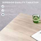 JIONJOY Square Farmhouse Coffee Table with Half-Open Storage, Rustic Cocktail Table for Living Room Small Spaces