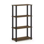 HOMLUX 4-Tier Multipurpose Storage Shelf, Open Bookcase with Durable Frame for Home