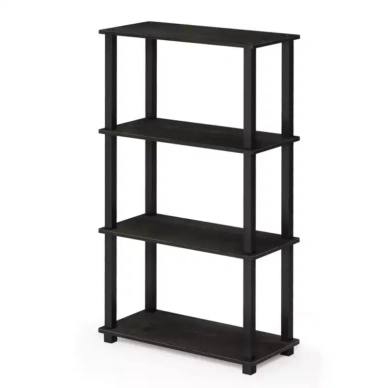 HOMLUX 4-Tier Multipurpose Storage Shelf, Open Bookcase with Durable Frame for Home
