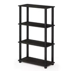 HOMLUX 4-Tier Multipurpose Storage Shelf, Open Bookcase with Durable Frame for Home