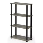 HOMLUX 4-Tier Multipurpose Storage Shelf, Open Bookcase with Durable Frame for Home