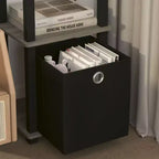 HOMLUX 5-Tier Multipurpose Storage Shelf with Fabric Bin, Multi-Level Organization
