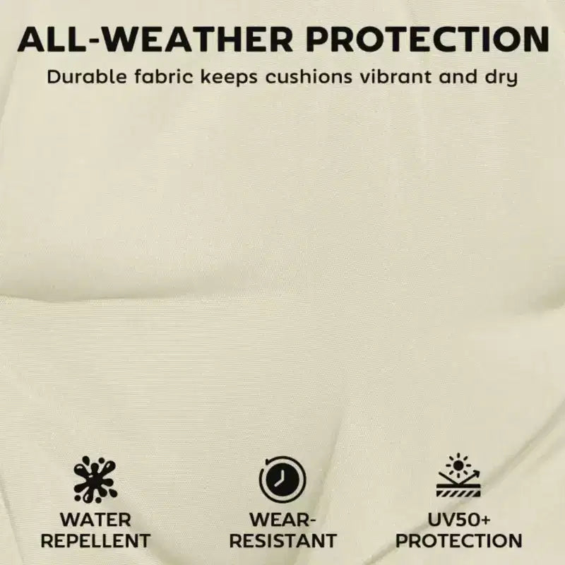 NAYSAYE Outdoor Lounge Chair Cushion Soft Chaise Cushion Non Slip Ties Reversible Patio Pool Sun Tanning Cushion, 72*20.9*3.9
