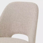 Set of 4 Modern Upholstered Dining Chairs, Armless Dining Room Chairs with Black Metal Legs, Comfortable Kitchen & Dining Side Chairs-Panipeachy