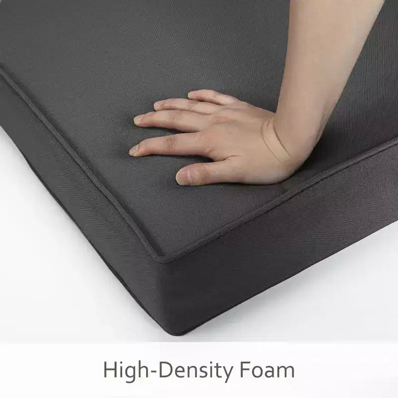 Waterproof Thick Outdoor Chair Cushions 2-Pack 600D Oxford Foam Seat Pads with Ties