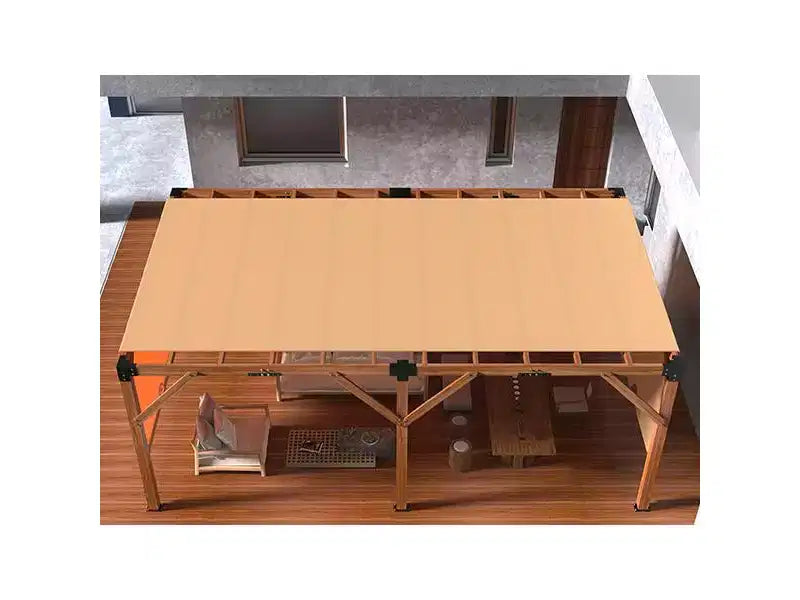 GustoWave Cedar Wood Outdoor Pergola with Retractable Shade Canopy, Heavy-Duty Wooden Gazebo for Patio Backyard Garden Poolside