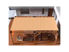 GustoWave Cedar Wood Outdoor Pergola with Retractable Shade Canopy, Heavy-Duty Wooden Gazebo for Patio Backyard Garden Poolside