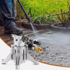 VEVOR Pressure Washer Pump, 7/8 Shaft Vertical, 2400 PSI, 2.5 GPM, Replacement Power Washer Pumps Kit with Hardware and Siphon Tube, Silver