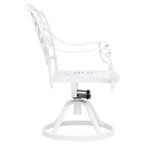 vidaXL Bistro Set Cast aluminum Standard Swivel Bistro Set
