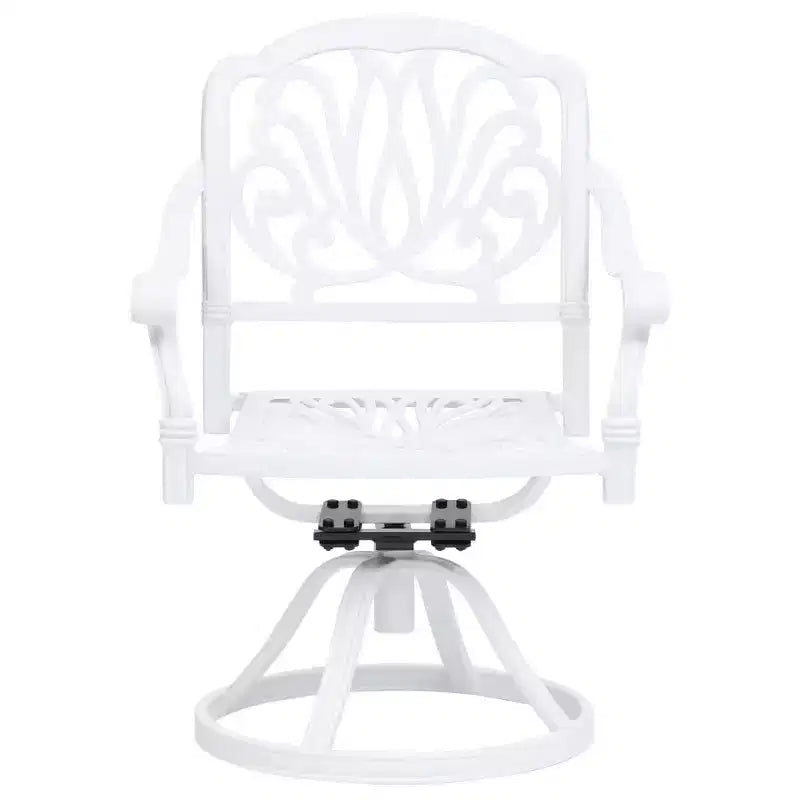 vidaXL Bistro Set Cast aluminum Medium Swivel Outdoor Bistro Set