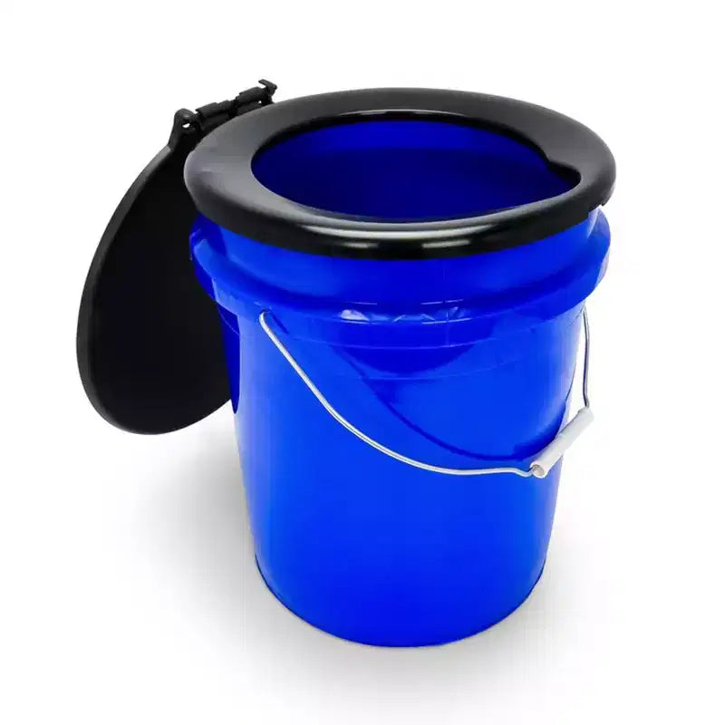 Camco Leak Proof Double Lined Camping Toilet Waste Bags, Travel Bucket Potty Bags for Camping, Hunting, & Outdoor Activities 10 Pack