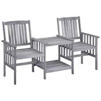 vidaXL Patio Chair With Tea Table