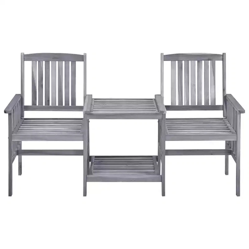 vidaXL Patio Chair With Tea Table