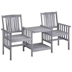 vidaXL Patio Chair With Tea Table