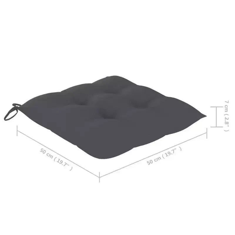 vidaXL Patio Chair With Tea Table